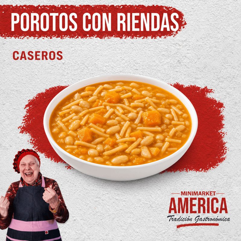 Porotos con Riendas Caseros